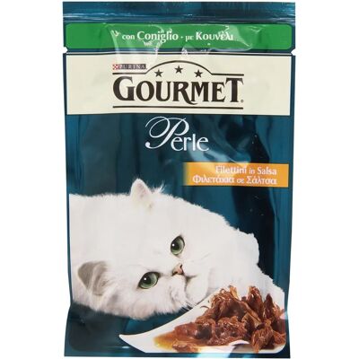 Gourmet Perle Filettini in Salsa per Gatti - Cibo Umido Gourmet Perle Filettini in Salsa per Gatti - Cibo Umido