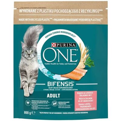 Purina One Bifensis Aikuinen Lohi - Kuivaruoka kissoille - 800 g Purina One Bifensis Aikuinen Lohi - Kuivaruoka kissoille - 800 g