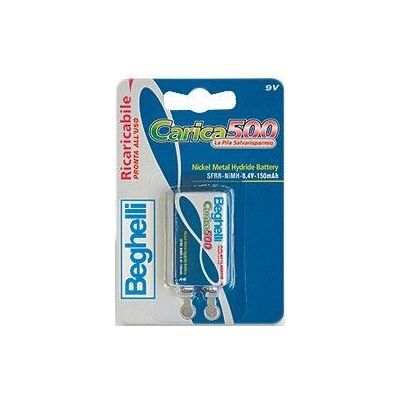 Beghelli 8853 Batterie rechargeable 9V NiMH - Compacte et Durable Beghelli 8853 Batterie rechargeable 9V NiMH - Compacte et Durable