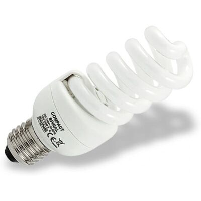 Beghelli Lampe spirale compacte à économie d'énergie - Publicité Beghelli Lampe spirale compacte à économie d'énergie - Publicité
