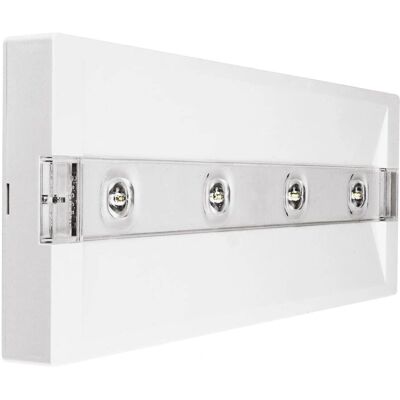 Beghelli Upled 824S Lampe d'urgence LED - 24W, 2h autonomie - Blanc - Publicité Beghelli Upled 824S Lampe d'urgence LED - 24W, 2h autonomie - Blanc - Publicité