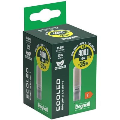 Beghelli - Lampadina LED G9 4W 230V Luce Naturale - Lampada LED Beghelli - Lampadina LED G9 4W 230V Luce Naturale - Lampada LED