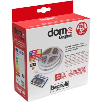 Beghelli - WIFISTRIP RGB+WCCT 12W - RGB+WCCT - 2M IP44 - Striscia LED Beghelli - WIFISTRIP RGB+WCCT 12W - RGB+WCCT - 2M IP44 - Striscia LED