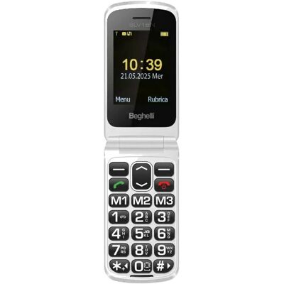 Beghelli - SLV18 - Argent - Ecodesign - Téléphone mobile - Publicité Beghelli - SLV18 - Argent - Ecodesign - Téléphone mobile - Publicité