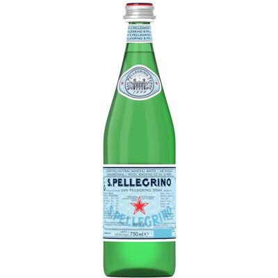 San Pellegrino - Mineral Water Sparkling - 750ml - 12 San Pellegrino - Mineral Water Sparkling - 750ml - 12