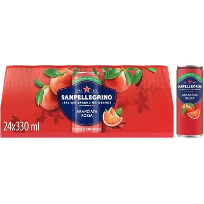 San Pellegrino Blood Orange 330ml Can - Beverage San Pellegrino Blood Orange 330ml Can - Beverage