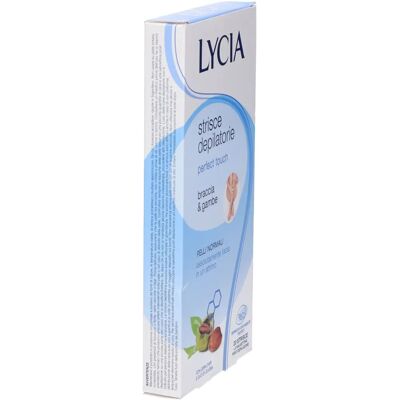 Strisce depilatorie Lycia Perfect Touch per braccia e gambe - 20 pezzi Strisce depilatorie Lycia Perfect Touch per braccia e gambe - 20 pezzi