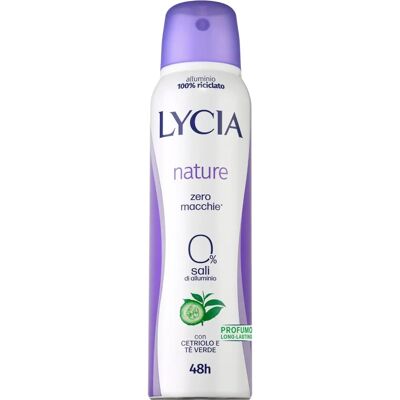 Lycia Deodorantspray met Komkommer en Groene Thee, 150ml Lycia Deodorantspray met Komkommer en Groene Thee, 150ml