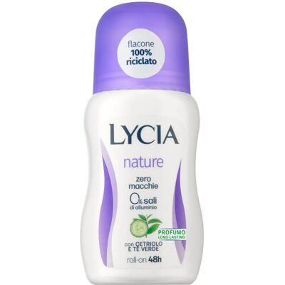 Deodorante Roll-On Lycia Nature Cetriolo e Tè Verde - Deodorante Deodorante Roll-On Lycia Nature Cetriolo e Tè Verde - Deodorante