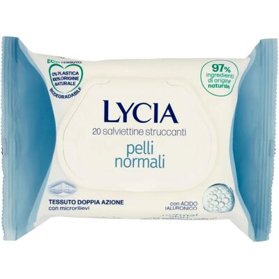 Lingettes Démaquillantes Hydratantes Lycia - Peau Normale Lingettes Démaquillantes Hydratantes Lycia - Peau Normale
