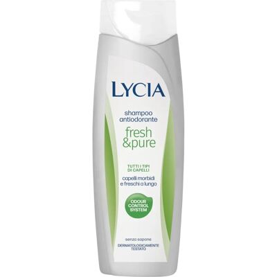 Shampoing Lycia - Antiodorant, Doux & Frais, 300ml Shampoing Lycia - Antiodorant, Doux & Frais, 300ml