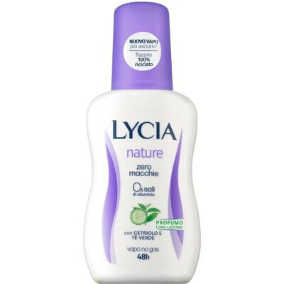 Lycia Nature deodorant spray med gurka och grönt te 75ml Lycia Nature deodorant spray med gurka och grönt te 75ml