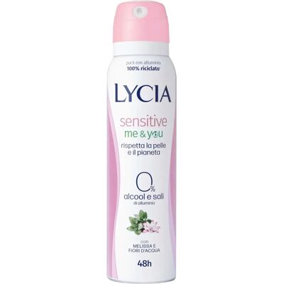 Lycia Sensitive Me & You 150ml - Deodorant Spray Lycia Sensitive Me & You 150ml - Deodorant Spray