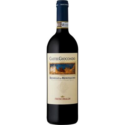 Frescobaldi Castelgiocondo Brunello di Montalcino - Élégant & Équilibré - Vin Rouge - Publicité Frescobaldi Castelgiocondo Brunello di Montalcino - Élégant & Équilibré - Vin Rouge - Publicité