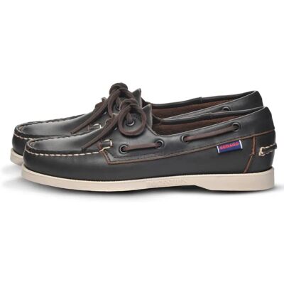 Sebago Portland Bruine Boat Shoes - Waterafstotend Leer - Moc Toe - Maat US 7 - Vrouw Sebago Portland Bruine Boat Shoes - Waterafstotend Leer - Moc Toe - Maat US 7 - Vrouw