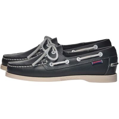 Sebago Clovehitch II FGL WAXED Navy Boat Shoes - Boat Shoes Sebago Clovehitch II FGL WAXED Navy Boat Shoes - Boat Shoes
