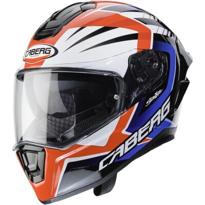 Caberg Weiß-Rot-Blau MR55 Helm - Motorradhelm Caberg Weiß-Rot-Blau MR55 Helm - Motorradhelm