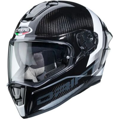 Caberg Drift Evo Sonic Carbon Helm - Schwarz Weiss - Unisex - Helm Caberg Drift Evo Sonic Carbon Helm - Schwarz Weiss - Unisex - Helm