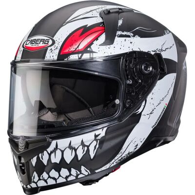 Caberg Avalon X Punk Matt Grau Schwarz-Rot Helm - Integralhelm Caberg Avalon X Punk Matt Grau Schwarz-Rot Helm - Integralhelm
