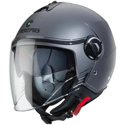 Casque Jet Caberg Riviera V4 X gris mat métallique L - Publicité Casque Jet Caberg Riviera V4 X gris mat métallique L - Publicité