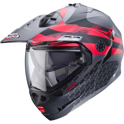 Casco moto modulare Caberg Tourmax X - Grigio, XL, Avventura Casco moto modulare Caberg Tourmax X - Grigio, XL, Avventura