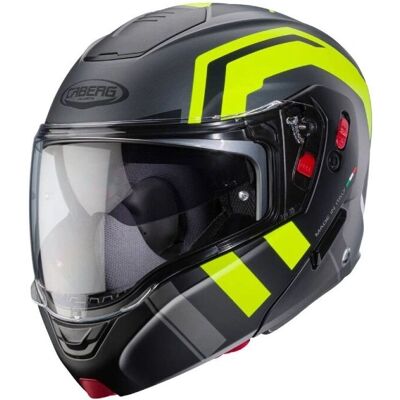 Caberg Horus X Road Graues Gelbes Klapphelm Caberg Horus X Road Graues Gelbes Klapphelm