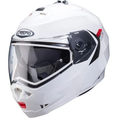 Caberg White Duke X Modular Helmet - Motorcycle Gear Caberg White Duke X Modular Helmet - Motorcycle Gear