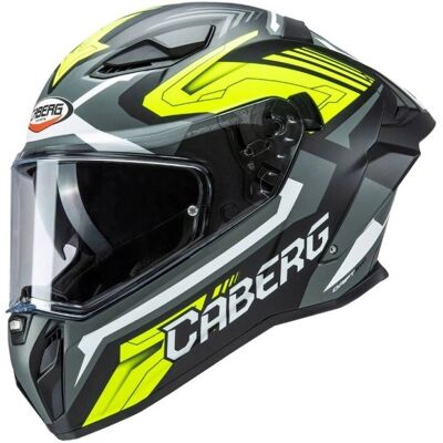 Caberg DRIFT EVO II Motorcycle Helmet - Black Grey Yellow - Full Face Caberg DRIFT EVO II Motorcycle Helmet - Black Grey Yellow - Full Face