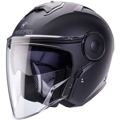 Casco jet Caberg Soho - Certificato ECE 22.06, Interno rimovibile e lavabile, Visiera parasole integrata, Chiusura micrometrica Casco jet Caberg Soho - Certificato ECE 22.06, Interno rimovibile e lavabile, Visiera parasole integrata, Chiusura micrometrica