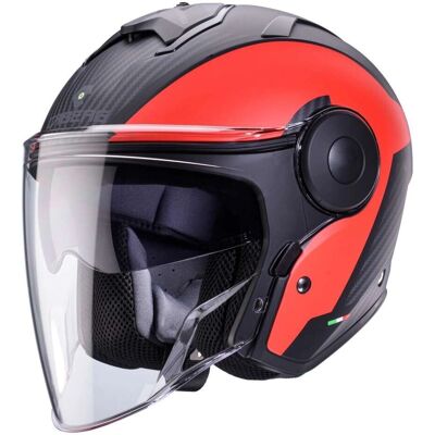 Caberg Soho Jet Helm - ECE 22.06 Zertifiziert, Abnehmbares Innenfutter, Sonnenblende Caberg Soho Jet Helm - ECE 22.06 Zertifiziert, Abnehmbares Innenfutter, Sonnenblende