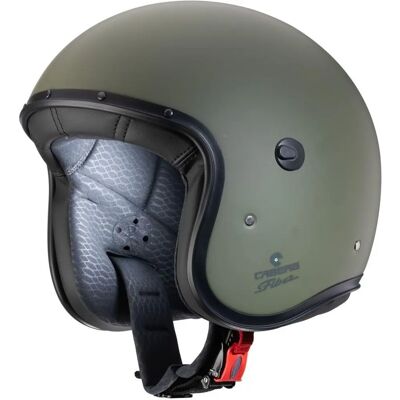 Casco Jet Caberg Freeride X Verde Militare Opaco - Jet Helmet Casco Jet Caberg Freeride X Verde Militare Opaco - Jet Helmet