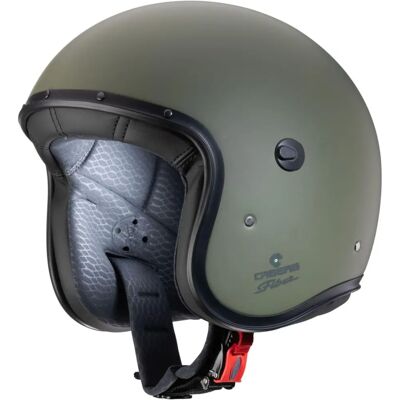 Casco Jet Caberg Freeride X Verde Militare Opaco Casco Jet Caberg Freeride X Verde Militare Opaco