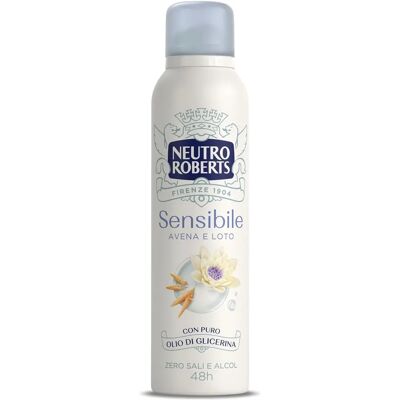 Neutro Roberts Deodorant Spray Haver en Lotus 48u, 150ml Neutro Roberts Deodorant Spray Haver en Lotus 48u, 150ml