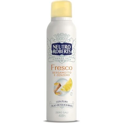 Neutro Roberts Bergamotto e Zenzero Deodorant Spray 150ml Neutro Roberts Bergamotto e Zenzero Deodorant Spray 150ml