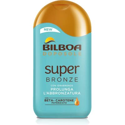 Lotion pour le corps Bilboa Super Bronze - Prolongateur de bronzage - 200ml - Publicité Lotion pour le corps Bilboa Super Bronze - Prolongateur de bronzage - 200ml - Publicité