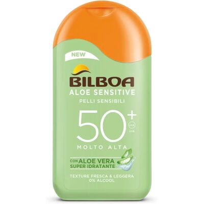 Bilboa Aloe Sensitive Latte SPF50+ - Crème solaire - Publicité Bilboa Aloe Sensitive Latte SPF50+ - Crème solaire - Publicité
