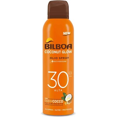 Bilboa Coconut Glow SPF30 Spray Solare - Protezione Solare Bilboa Coconut Glow SPF30 Spray Solare - Protezione Solare