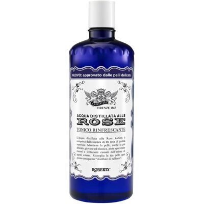 Eau Distillée Roberts - Tonique Rafraîchissant aux Roses - Publicité Eau Distillée Roberts - Tonique Rafraîchissant aux Roses - Publicité