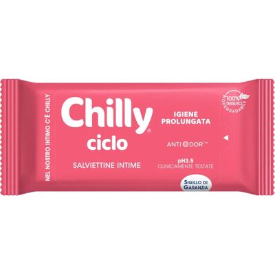 Chilly Ciclo Intimate Cleansing Wipes 12 pcs - Intimate Wipes Chilly Ciclo Intimate Cleansing Wipes 12 pcs - Intimate Wipes