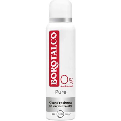 Borotalco Pure Deodorant - Unisex Langanlasting Schutz Borotalco Pure Deodorant - Unisex Langanlasting Schutz