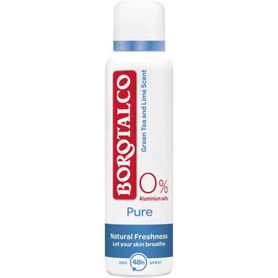 Borotalco - Pure Natural - Unisex - 150 ml - Deodorant-Spray Borotalco - Pure Natural - Unisex - 150 ml - Deodorant-Spray
