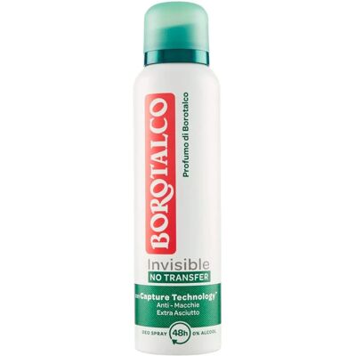 Borotalco - Déodorant Spray Invisible Sans Transfert - Déodorant en Spray - Publicité Borotalco - Déodorant Spray Invisible Sans Transfert - Déodorant en Spray - Publicité
