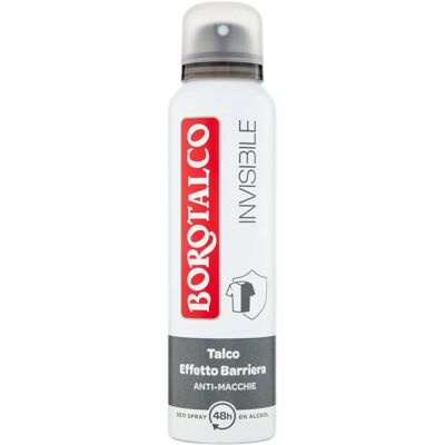 Borotalco Déodorant Spray Incolore Gris 150ml - Publicité Borotalco Déodorant Spray Incolore Gris 150ml - Publicité