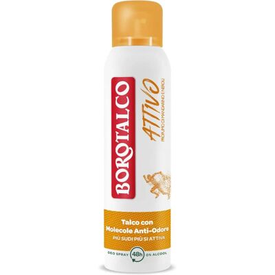 Borotalco Attivo Profumo di Arancia Deodorante Spray 150ml Borotalco Attivo Profumo di Arancia Deodorante Spray 150ml