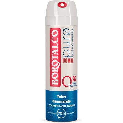 Borotalco Puro Uomo Talco Essenziale Deodorante Spray Borotalco Puro Uomo Talco Essenziale Deodorante Spray