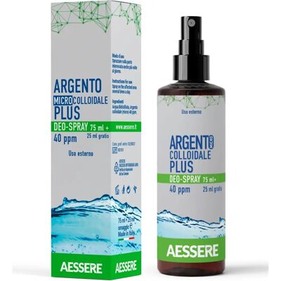 Argento Aessere Argento Colloidale Plus Deodorant Spray 75 ml + 25 ml Argento Aessere Argento Colloidale Plus Deodorant Spray 75 ml + 25 ml