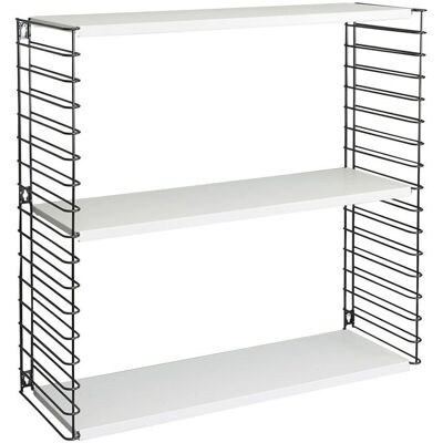 Tomado 4201178 Bücherregal - Verstellbare Regalbden, Originales niederländisches Design, Erweiterbar, Unterstützt 8kg, Einfache Montage Tomado 4201178 Bücherregal - Verstellbare Regalbden, Originales niederländisches Design, Erweiterbar, Unterstützt 8kg, Einfache Montage