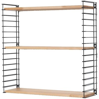 METALTEX Tomado Wandplank - Verstelbare houten planken - 70x21x68 cm METALTEX Tomado Wandplank - Verstelbare houten planken - 70x21x68 cm