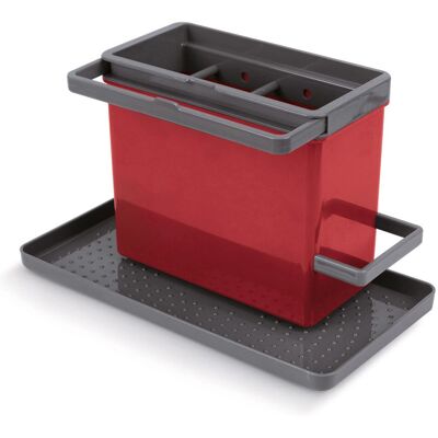 Metaltex Tidytex Sink Organizer - Red - Kitchen Accessory Metaltex Tidytex Sink Organizer - Red - Kitchen Accessory