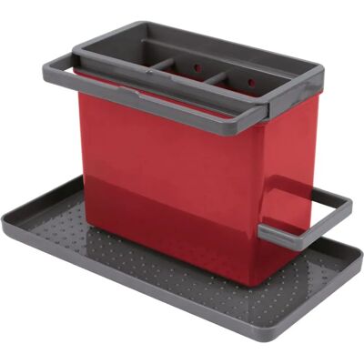 Metaltex Tidytex Sink Organizer - Plastic, Green/Gray Metaltex Tidytex Sink Organizer - Plastic, Green/Gray